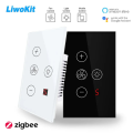 LiwoKit Zigbee Smart Fan Light Switch 5-level US Network Connection APP Control Alexa/ Assistant Voice lightify. 