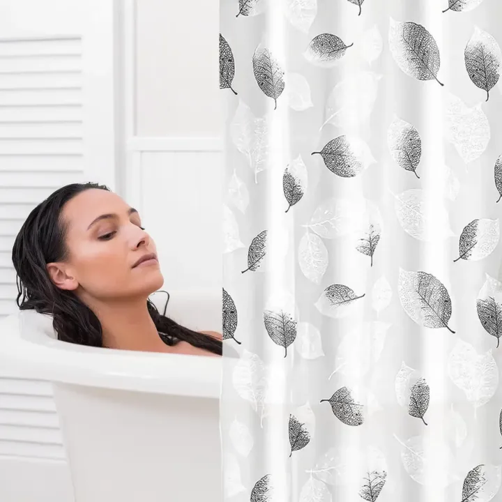 1pc%20Waterproof%20Shower%20Curtain%20with%20Plastic%20Hooks%20Bathroom%20Partitions%20Plastic%20Leaf%20Bath%20Curtain%20Bathroom%20Curtain%20Window%20Curtain%20-%20Image%206