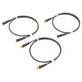 EBike Electric Bicycle 3 Pin Sensor Thumb Throttle Extension Cable For BAFANG Waterproof Male To Female Motor Connector Cables. 