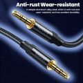 Toocki Aux Audio Cable 3.5mm Jack Male to Male Audio Aux Cable For iPhone Xiaomi 12 Headphones Speaker TV Laptop MP3 Wire Cord.