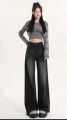 Vintage High Waist Wide Leg Jeans For Women. 