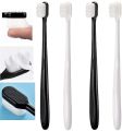 10000 Bristle Micro Nano Toothbrush for Sensitive Teeth and Gums Care, Extra Soft Silko Toothbrush for Adults and People with Braces  ergonomic toothbrush for comfortable grip, safe and durable nano toothbrush for adults, (No Color Choice) Random Color. 