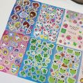 8 Sheets Kawaii Laser Stickers Japanese Cute Frog Strawberry Scrapbooking Decals for Journal Laptop DIY Craft. 