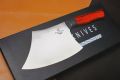 Stainless steel kitchen chef cleaver. 