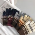Winter Touch Screen Gloves Women Men Fashion Warm Stretch Knitting Full Finger Gloves. 