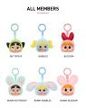 Crybaby Powerpuff Girls plush series keychain hanging key bag cute gift. 