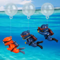 Popular Fish Tank Ornaments Diver Landscaping Decorations Aquarium Gifts PVC Floating Fish Tank Landscaping Aquarium Accessories.