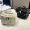 2026 New Women's Bag Knitted Style Makeup Bag Portable Portable Portable Makeup Bag Fashionable Large Storage Bag BX100.