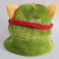 Game Lovely kawaii Swift Scout Timor Teemo's Hat LOL Cosplay High Quality Plush Warm Hat Party Teemo Cap.