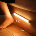 CY Wireless Rechargeable LED Motion Sensor Cabinet Light - Ideal for Closet, Kitchen, Wardrobe, Stairs - Battery Operated Night. 