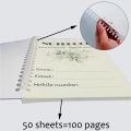 Proverbs 3:5-6 - Trust in the Lord with All Your Heart - A5 Spiral Notebook Scripture Faith Quote Note Book Journal Christ Gift. 