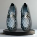 Louis Vuitton Check Pattern High Heels Sole Unique Style. 
