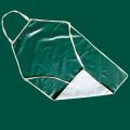 Blue Washable, Oil Resistant, Waterproof Chemical Lightweight Bib Apron PVC Apron.