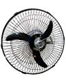12 Volt DC Adjustable Wall Mounted Solar Fan Pure Cooper Baleno Motor Fan For Both Indoor & Outdoor Use (18 inches). 
