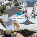 4x2/3/5/6M Rectangular Sun Sail Waterproof Sun Shelter Weather Protection Canopy UV Protection for Patio Balcony Garden Awning. 