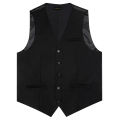 V-neck Solid Black Blue Red Casual Slim Fit Vest Top Casual Sleeveless Waistcoat Gilet Formal Business Jacket. 