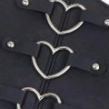 One waist cinching, chest cinching, elastic, wide waistband, three heart-shaped buckles for decoration, versatile for daily use,.