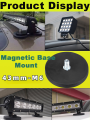 2PCS 43mm M6 Bolt Magnetic Base Mount Bracket Clamp Holder for LED Work Light Bars Offroad SUV Trucks Outdoor Lighting Accessory. 