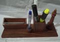 Minar Design Desk Organizer, Wooden Multifunction Desk Organizer, Ideal For Home and Office. 