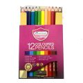 Masterart Wooden Paint, Master Art, Short Sticks (Box of 12 Colors), New Formula Paint Filling. Extra Large Size, 3.3 mm. 