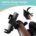 1PC Stroller Phone Holder, Shopping Cart Phone Holder - Fit on Handlebars - One-Hand Operation to Put On/Take Off Phone - 360 De. 