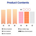 JEYI Copper M.2 Heatsink, NVMe 2280 SSD Copper Cooler Solid State Disk Radiator with Thermal Silicone Pad for Laptop Desktop. 