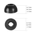 3 Pairs Replacement Memory foam Tips for   Buds Pro Eartips wireless Earbud Anti-Slip Avoid Falling Ear Tips black. 