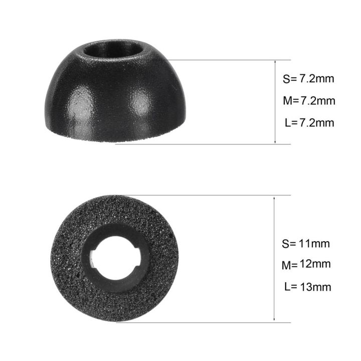 3%20Pairs%20Replacement%20Memory%20foam%20Tips%20for%20%20%20Buds%20Pro%20Eartips%20wireless%20Earbud%20Anti-Slip%20Avoid%20Falling%20Ear%20Tips%20black%20-%20Image%206