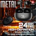 A1Star AIR10 Metal Edition Wireless Airpods Bluetooth 5.4 With ENC 24 Hours TWS High-Definition 3D Sound Super Bass Full Touch Control Earbuds. 