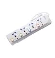 Electric Extension - Aqua electric extension - Socket 4 with Individual Switch-. 
