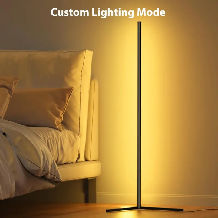 Smart Led Living Room Floor Lamp Rgb Fantasy Floor Lamp Music Synchronization App Control Suitable for Living Room, Room, Gaming Room Easy to Install