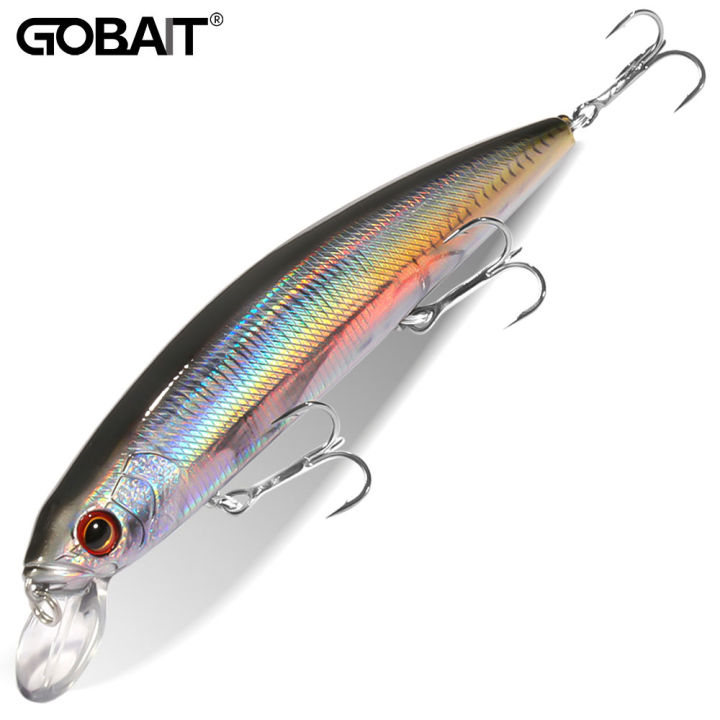 GOBAIT%20Floating%20Minnow%2014cm%2024g%20Top%20Water%20Fishing%20Lure%20Weight%20System%20HardBait%20Suspending%20Wobbler%20Strong%20Hook%20Jerk%20Bait%200-1.5m%20-%20Image%202