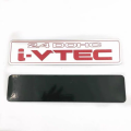 Honda logo aluminum plate Honda i-VTEC engine cover 2.4 metal badge on engine cover. 