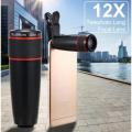 Naturehike Phone Lens for Smartphones 12X Zoom Phone Telephoto Camera Lens with Clip. 