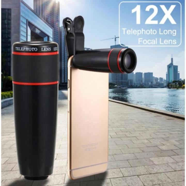 Naturehike Phone Lens for Smartphones 12X Zoom Phone Telephoto Camera Lens with Clip