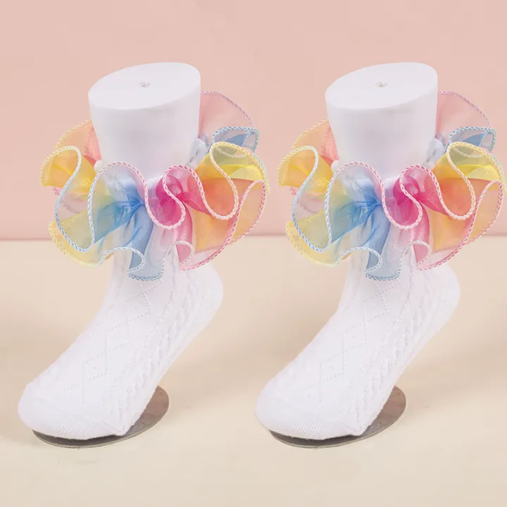 Baby%20Girls%20Kids%20Socks%20Dancing%20Rainbow%20Lace%20Ruffle%20Princess%20Mesh%20Children%20Ankle%20Short%20Breathable%20Cotton%20Toddler%20Cute%20Sock%201-10Y%20-%20Image%203
