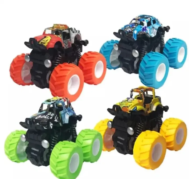 Pull%20Back%20Speed%20OFF-ROAD%20Monster%20Trucks%20for%20kids%204%20wheel%20drive%20(4WD)%20Friction%20Monster%20Truck%20Car%20with%20360stunt%20for%20kids(Red%20And%20Sky%20Blue)%20-%20Image%202
