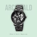 Premium High Quality Skmei Wheel Spinning Watch For Men With Black Color Strap.. 