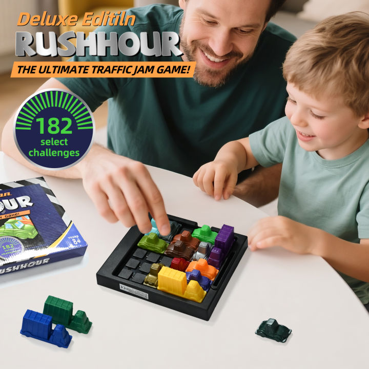 Children's%20Huarong%20Road%20Reasoning%20Desktop%20Toy%20for%20Racing%20Rush%20Hour%20Car%20Puzzle%20Traffic%20Game%20Logical%20Thinking%20Clearance%20Game%20%20-%20Image%202