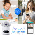 8MP Indoor Camera Monitoring 4G SIM Card Two-way Voice Intercom Automatic Body Tracking Full Color Night Vision Indoor Camera. 