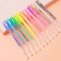 6/12pcs 3D Jelly Pens Highlighter for Diary, DIY Creative Art or Painting, Student Adult Art Stationery Supplies. 