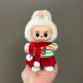For Labubus Doll Clothes Christmas Decoration Clothes 10-15-17CM v1/v2 Doll Festival Clothing Outfits for Doll Accessories.