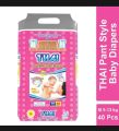 THAI  (M) size -(8-12 kg) 40pcs  pant style Baby Diapers. 