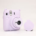  Mini12 Silicone Case Shockproof Drop-Proof Lightweight Soft Protector Cover Camera Body Skin Instant Camera Accessories. 