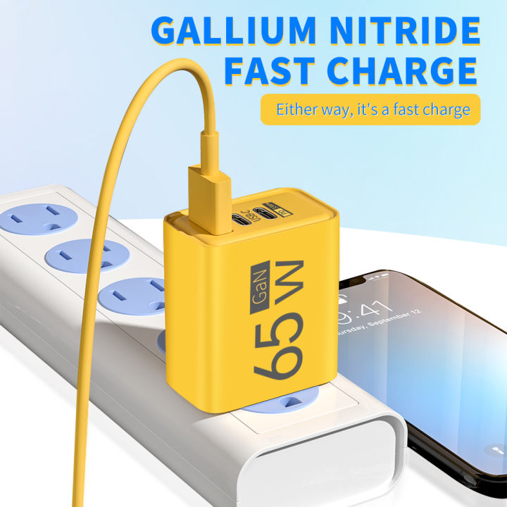 65W%20GaN%20USB%20Charger%20Type%20C%20PD%203%20Ports%20Fast%20Charging%20Cellphone%20Adapter%20Quick%20Charge%203.0%20For%20iPhone%2016%2015%20Xiaomi%2015%20Samsung%20Huawei%20-%20Image%202