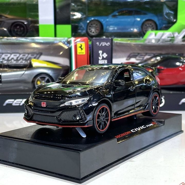 Honda%20Civic%20Type%20R%20Diecast%20Model%20Car%201:32%20Scale%20Collectible%20Toy%20Red%20ABS%20Material%20-%20Image%204