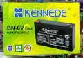 Kennede Sealed Lead Acid Rechargeable Battery BN-6V 7.0AH.