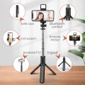 FGCLSY New Tripod for Smartphone Camera,Stand with Bluetooth shutter and light,Wireless Selfie Stick brackets with Phone Holder. 