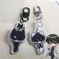 Anime Omniscient Reader's Viewpoint Kim Dokja Yoo Jonghyuk Cosplay Keychains Acrylic Key Chain Bag Pendant Keyring Accessories.