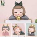 Uonehome ready to ship♥H044 modern minimalist 3D Little Loli girl Swiss fire cartoon character home decor wall decal home decor plug. 